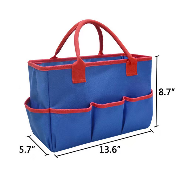Educrateph Kids & teacher Activity Organizer Tote | Portable Art & Book Storage Caddy | Craft Bag