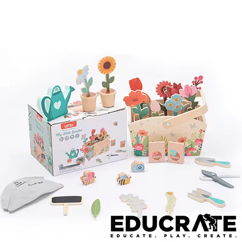 My Little Wooden Garden / Flower Basket / Gardening