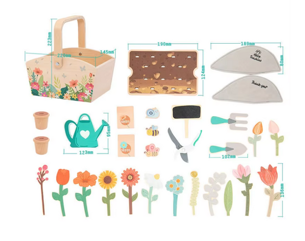 My Little Wooden Garden / Flower Basket / Gardening