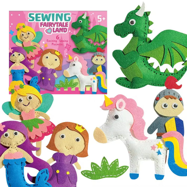 EducratePH Easy Kids Sewing Craft Kit – Felt Sewing Projects for Children