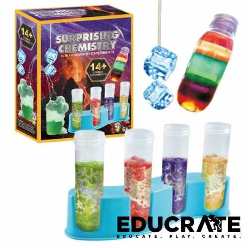 EducratePH Surprising Chemistry Science Kit (14 Experiments)