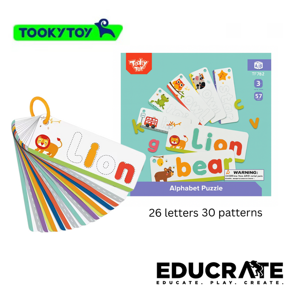 Tooky Toy Alphabet Puzzle – 57 Pieces by EducratePH Tk782