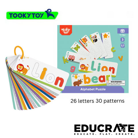 Tooky Toy Alphabet Puzzle – 57 Pieces by EducratePH Tk782
