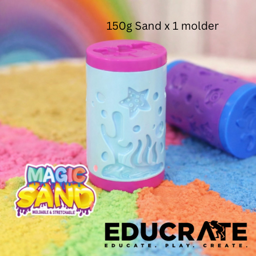 EducratePh Magic Cotton Sand Roller Set Ocean OR Space (Stretch & Moldable) 150g x 1roller