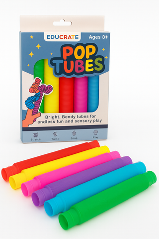 Pop Tubes / Sensory Fidget Toy for Kids Colorful occupational therapy
