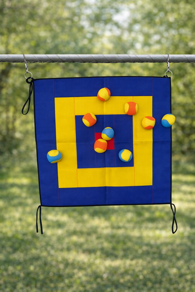Kids Soft Ball Toss Target Velcro 65cm + 10 ball (Indoor/Outdoor)