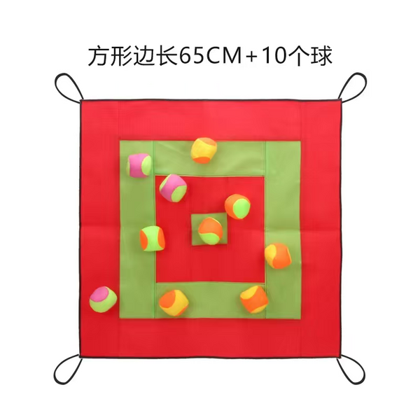 Kids Soft Ball Toss Target Velcro 65cm + 10 ball (Indoor/Outdoor)