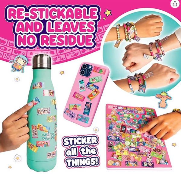 EducratePH Sticker Bracelet Kit (Wearable Sticker Bracelets) – 70 Stickers Inside | Ages 6+