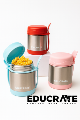 EDUCRATEPH Food Jar 300ml – Thermal Lunch Container | Stainless Steel Hot Cold Food