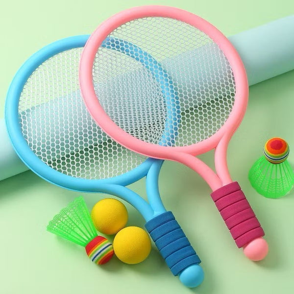 Kids Soft Tennis & Badminton Play Set – Indoor & Outdoor Fun Game Toy