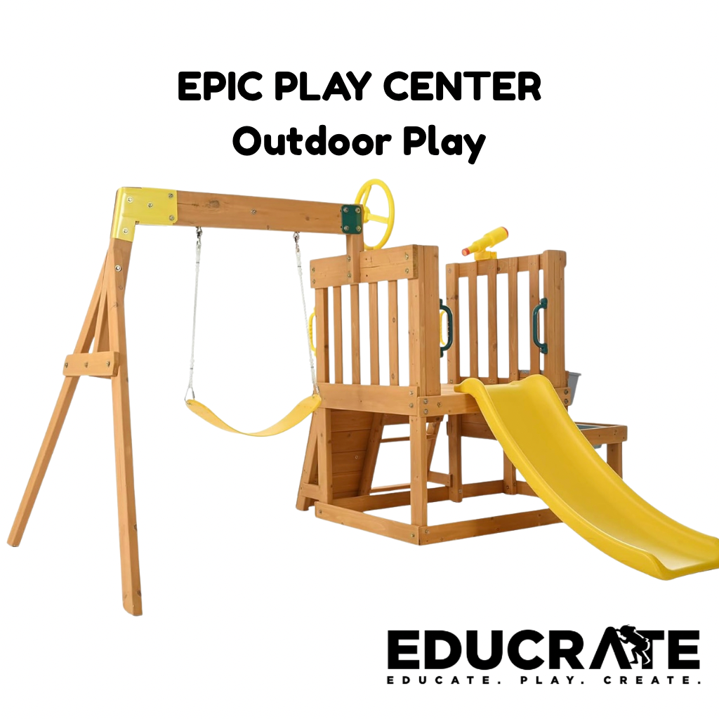 Epic Play Center - Outdoor Playground for kids 3-7 years old