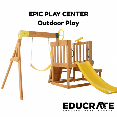 Epic Play Center - Outdoor Playground for kids 3-7 years old