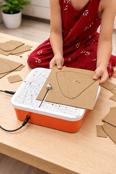EducratePH Kids Cardboard Cutter | Safe Guided Cutting Tool for DIY Crafts & Creative Play 6+