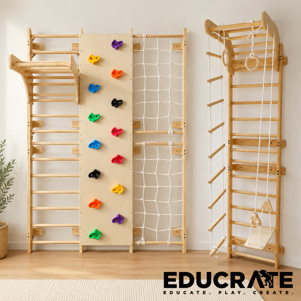 EducratePH Wooden Swedish Climbing for Kids