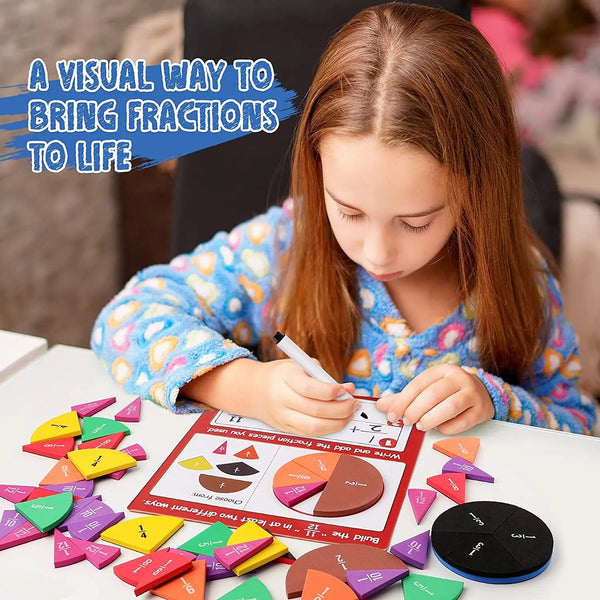 Magnetic Fraction Circle & Tiles