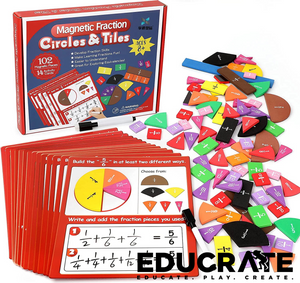 Magnetic Fraction Circle & Tiles