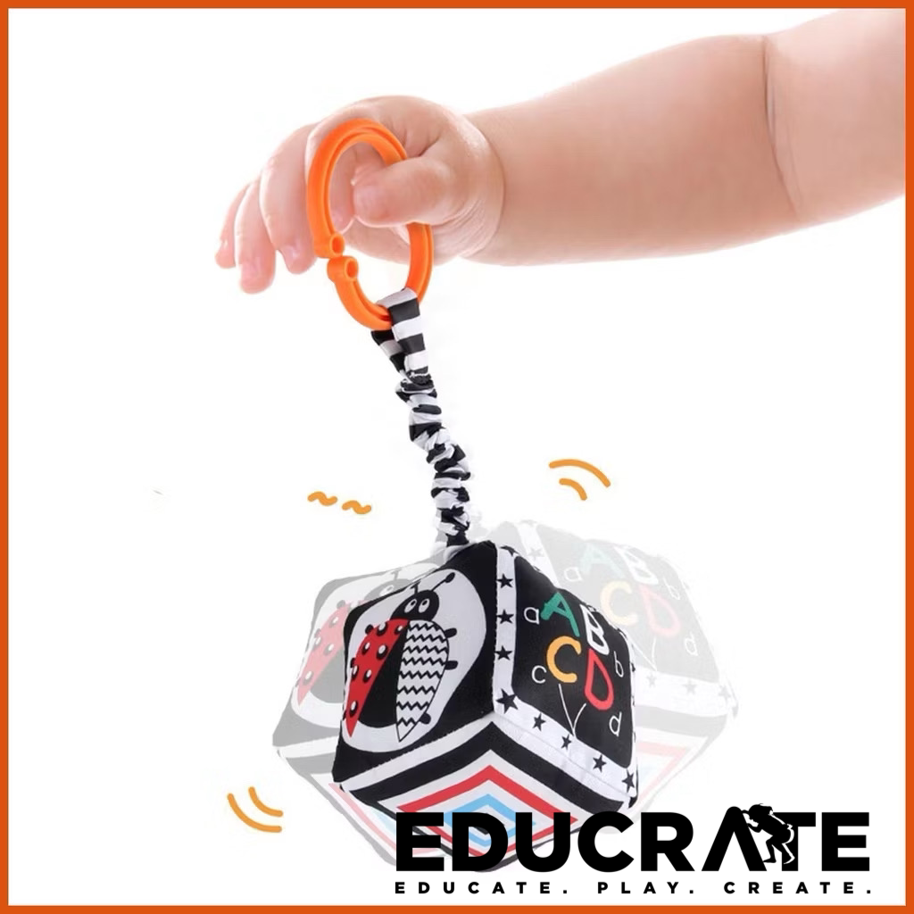 Soft Hanging Rattle for Crib and Stroller or Car