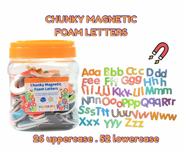 EducratePH Chunky Magnetic Foam Letters (uppercase / lowercase)