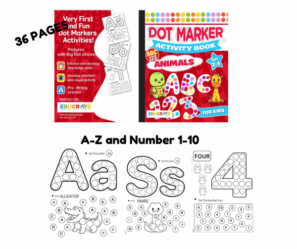 EducratePH Dot Markers Activity Book