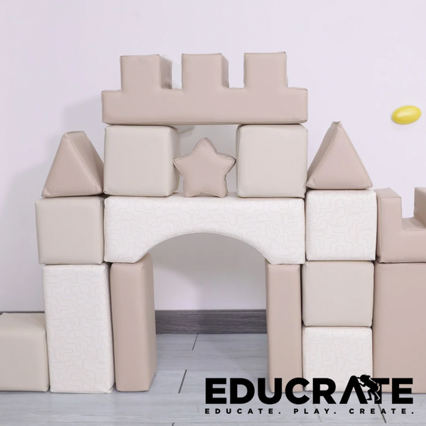EducratePH Soft Play Castle Building Set / Stacking and Pretend Play