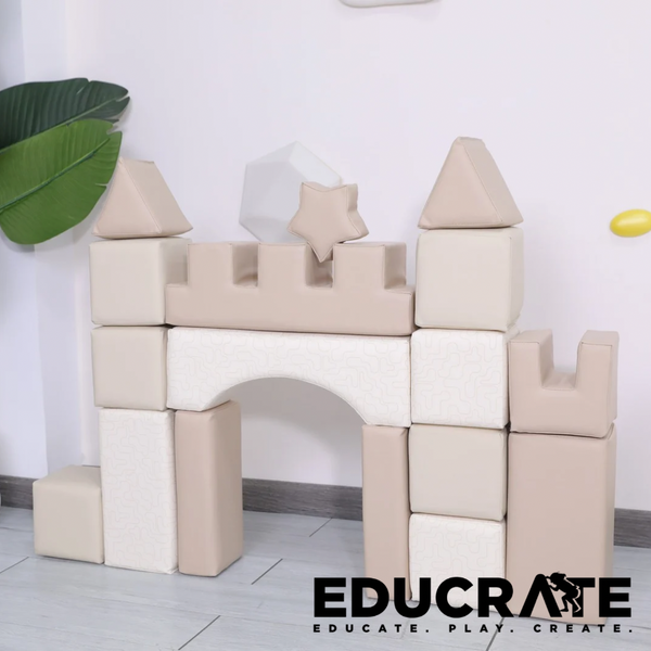 EducratePH Soft Play Castle Building Set / Stacking and Pretend Play