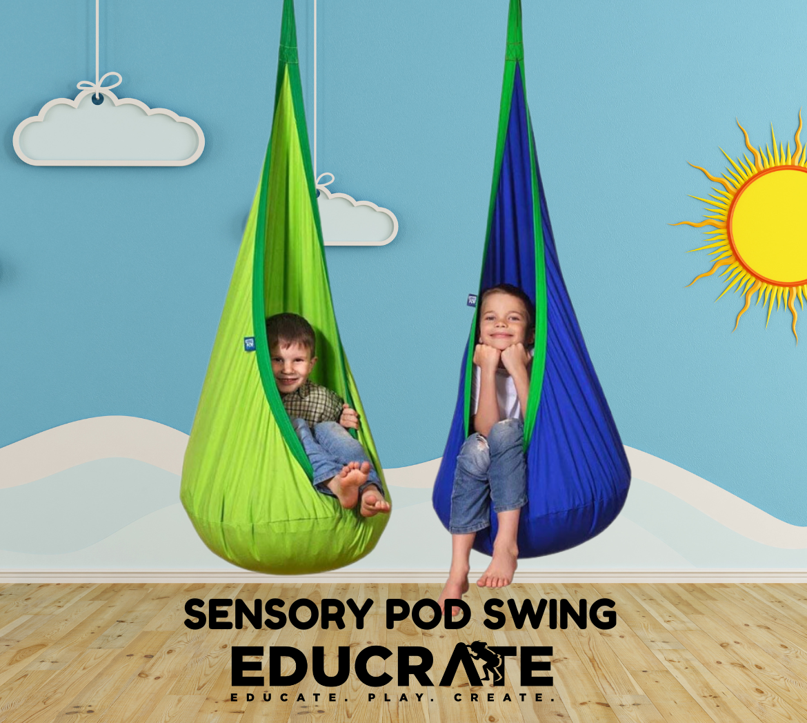 Sensory Hanging Pod Swing for Kids Preschool Toddler Occupational Ther ...