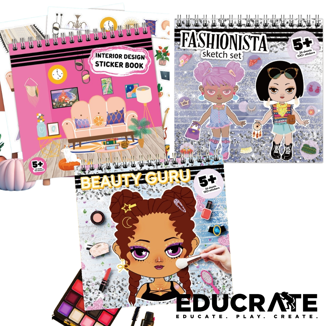 Interior Design / Dress Up and Beauty Guru Sketch Pad 5yrs+