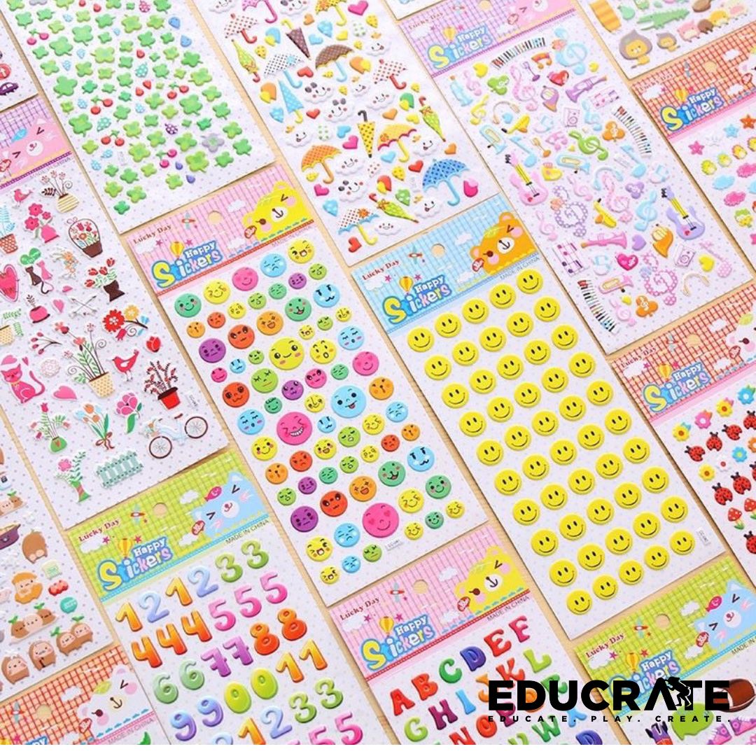 Cute Happy Puffy Sticker