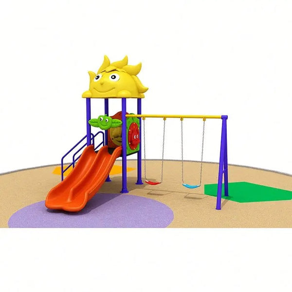 Frances Outdoor Playset (2 swing +  2 Slide)