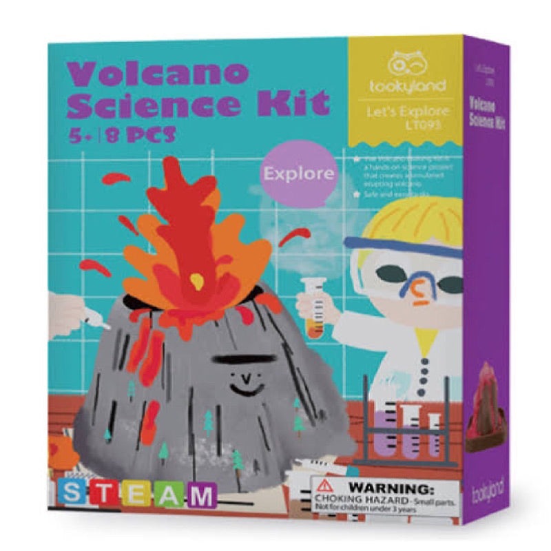 TOOKYLAND Volcano Science Kit STEAM reusable mould experiment