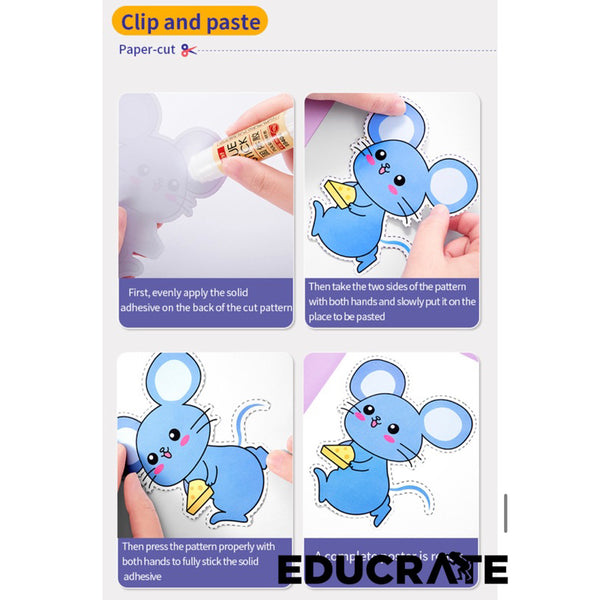 Paper Cutting Activities / cut and paste scissors skill kindergarten fine motor skill