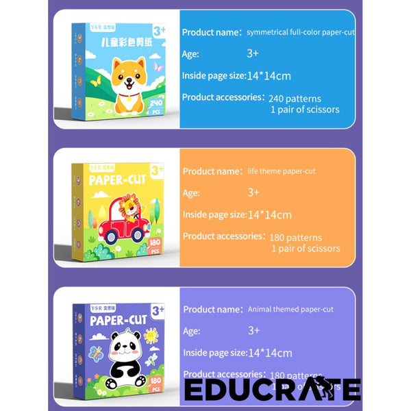 Paper Cutting Activities / cut and paste scissors skill kindergarten fine motor skill