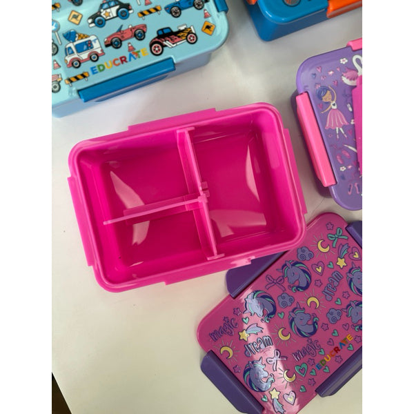 Snack Box with Compartment / Divider  Leak Proof Snackbox Lunch Kids School