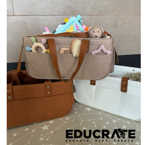 educratePH Diaper Caddy With Strap and Handle
