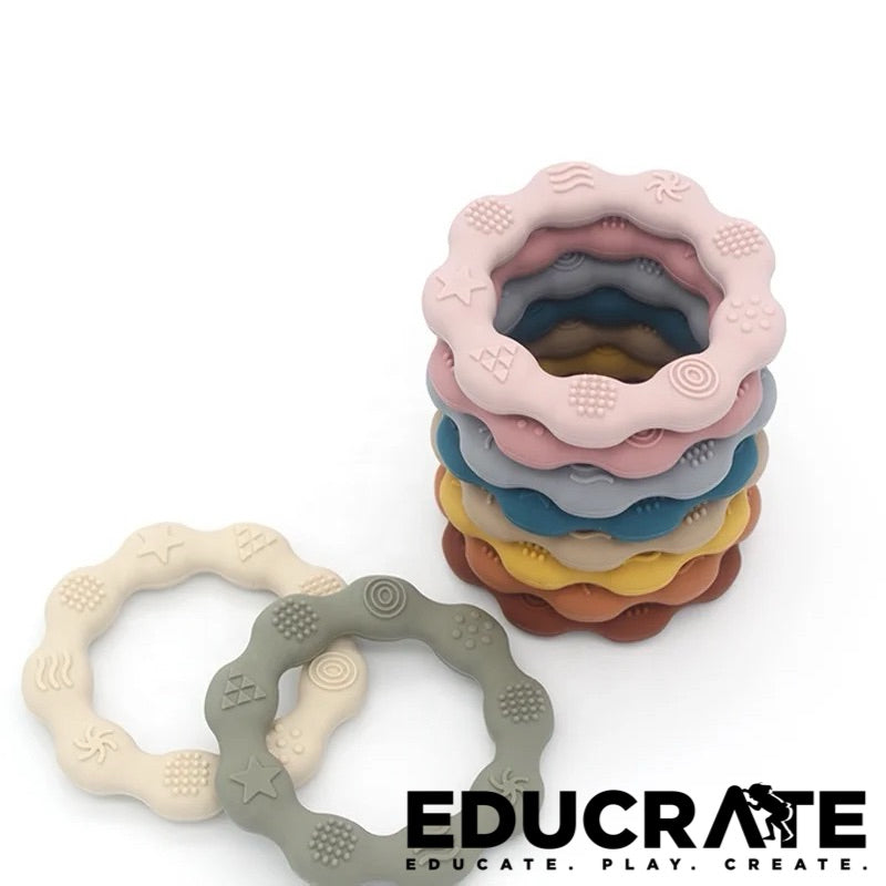Food Grade Sensory Silicone Teether teething toy