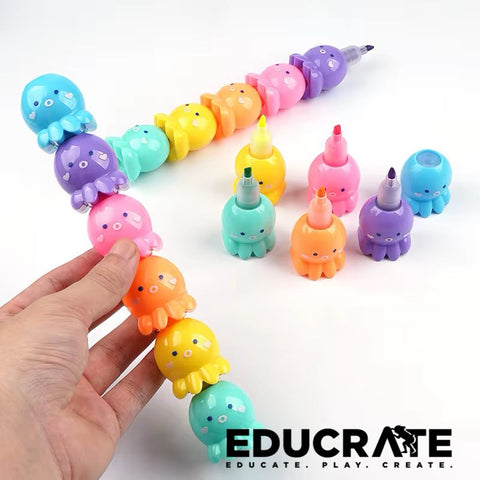 Stacking Highlighter Marker Pen Cute Kawaii