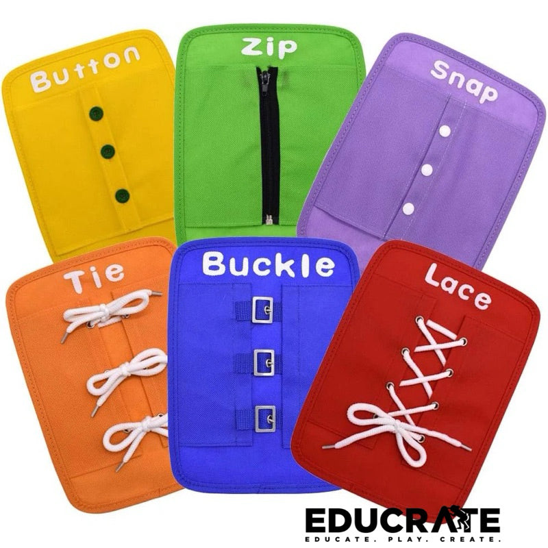 Montessori Dressing Game (Zip, Snap, Lace)