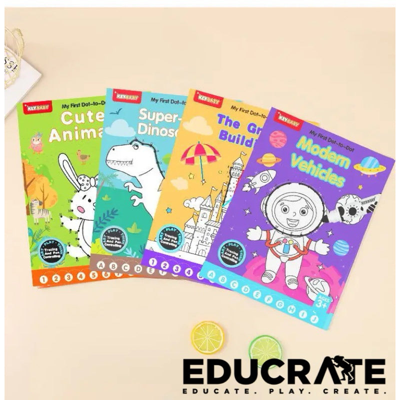 Keybaby Dot to Dot Coloring Activity by Educrate