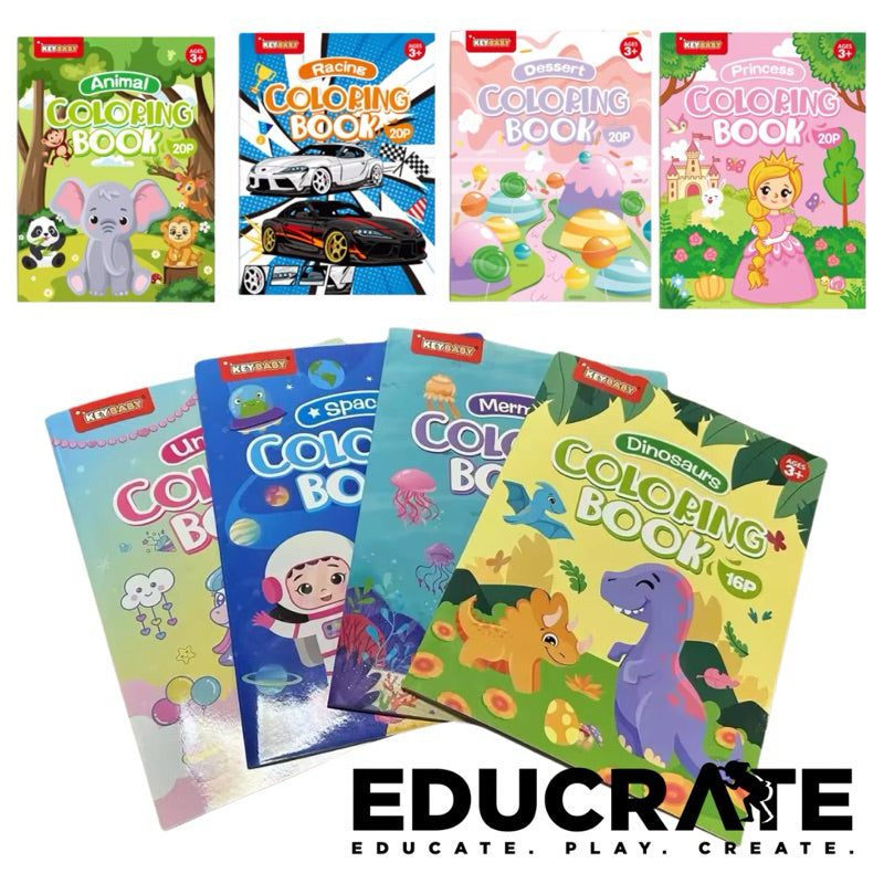KeyBaby Coloring 16pages Coloring Book
