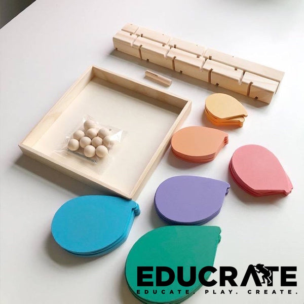 educratePH 72cm Rainbow Marble Run / Marble Tree