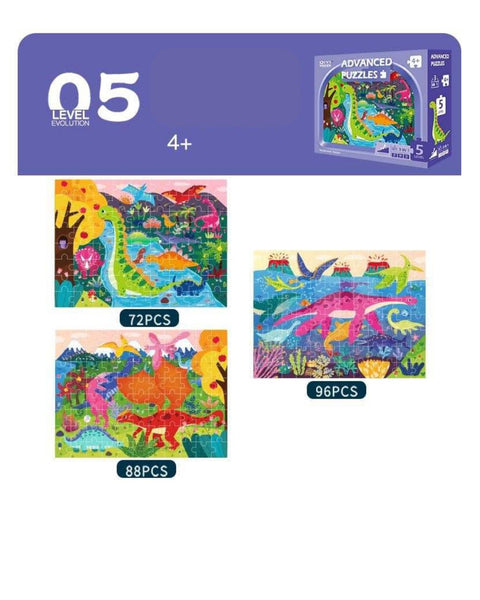 Jigsaw Leveled Puzzle / Puzzle Progression / Advanced Puzzle / Motor Skill Concentration