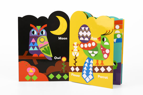 Tookyland Geometric Sticker - Alphabet, Shape and Color recogition LT038