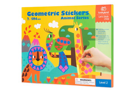 Tookyland Geometric Sticker - Alphabet, Shape and Color recogition LT038