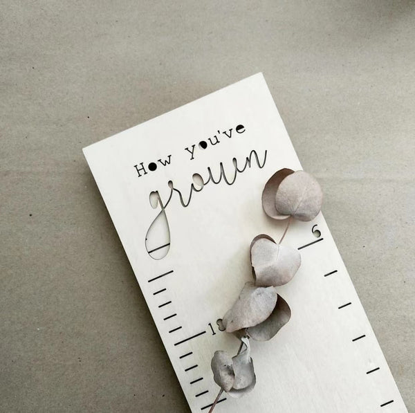Wooden Growth chart