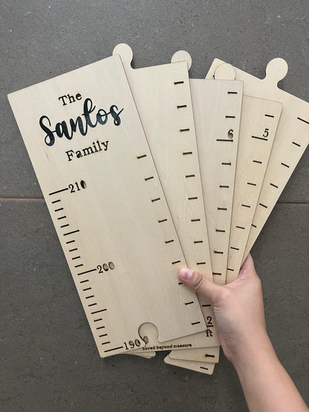Wooden Growth chart
