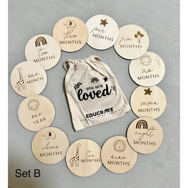 Newborn Milestone Card / Disc