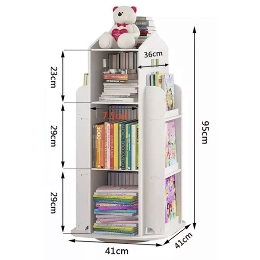 Rotating bookshelf for Kids