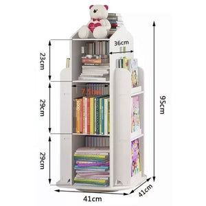 Rotating bookshelf for Kids